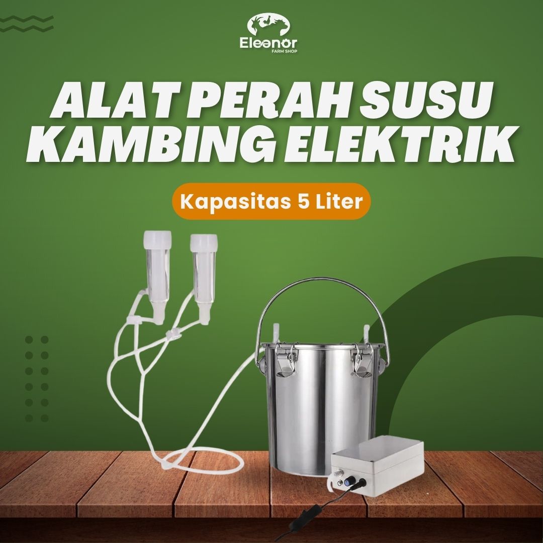 Alat Perah Susu Kambing Sapi Elektrik Kapasitas 5Liter Milking Machine