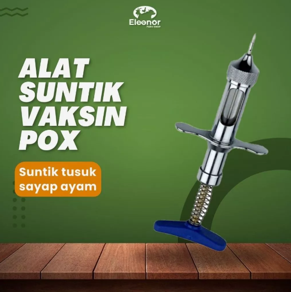 Alat Suntik Vaksin Pox Cacar Ayam Pox Vaksinator Tusuk Sayap