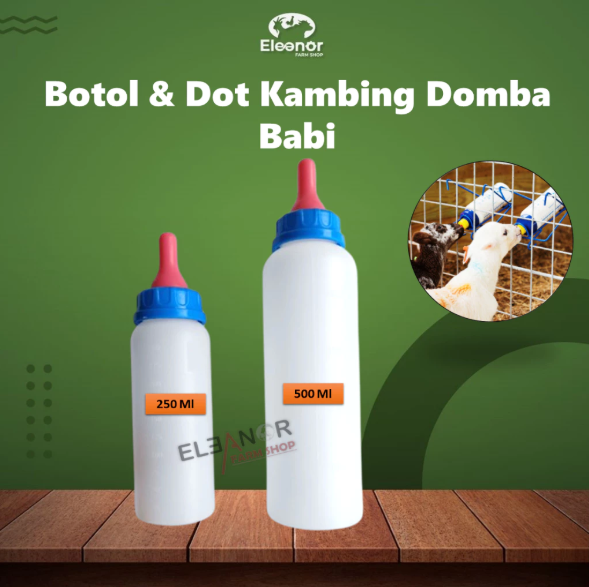 Botol Dot Cempe Kambing Domba Kucing anjing Kapasitas 250ml dan 500ml