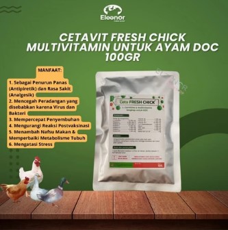 CETA FRESH CHICK 100gr - Multivitamin Lengkap Untuk DOC Anak Ayam Petelur Ayam Broiler