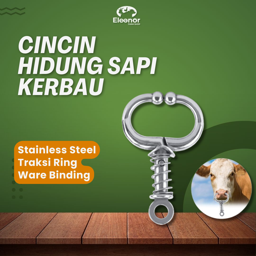 Cincin Hidung Sapi Banteng Stainless Steel Traksi Ring Ware Binding