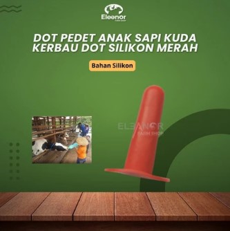 Dot Pedet Anak Sapi Kuda Kerbau Dot Silikon Merah Hewan Ternak Sapi