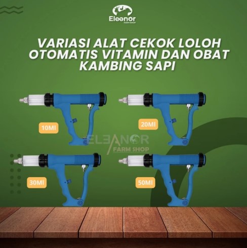 Drencing Gun Alat Suntik Cekok Hewan Otomatis Lolohan Sapi Kambing Automatic Drencher