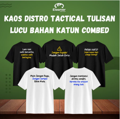 Kaos Katun 100% Baju Kaos Distro Lengan Pendek New Hitam Premium Quality Kaos Cotton Combed 24s T-Shirt Kaos Unisex