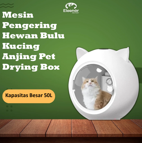 Mesin Pengering Hewan Bulu Kucing Anjing Pet Drying Box Dehydrator Sterilize Kucing