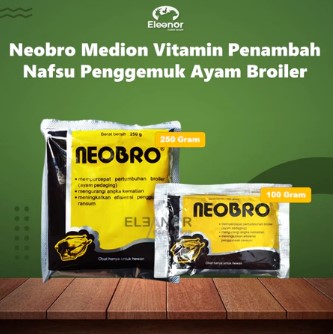 Neobro 250 Gram 100 Gram Medion Vitamin Penambah Nafsu Penggemuk Ayam Broiler Ayam Pedaging