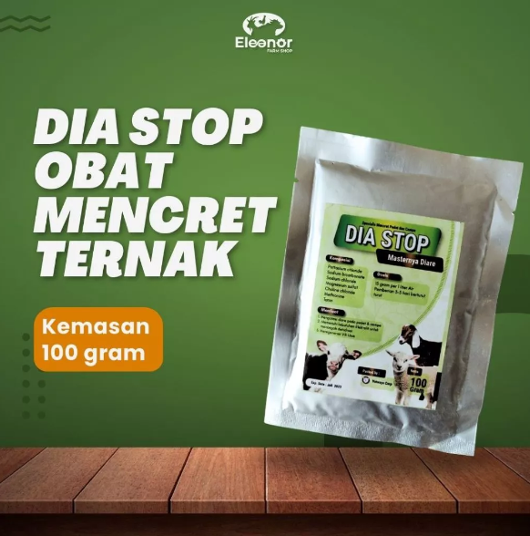 Obat Mencret Kambing Sapi Dia Stop Kemasan 100 Gr