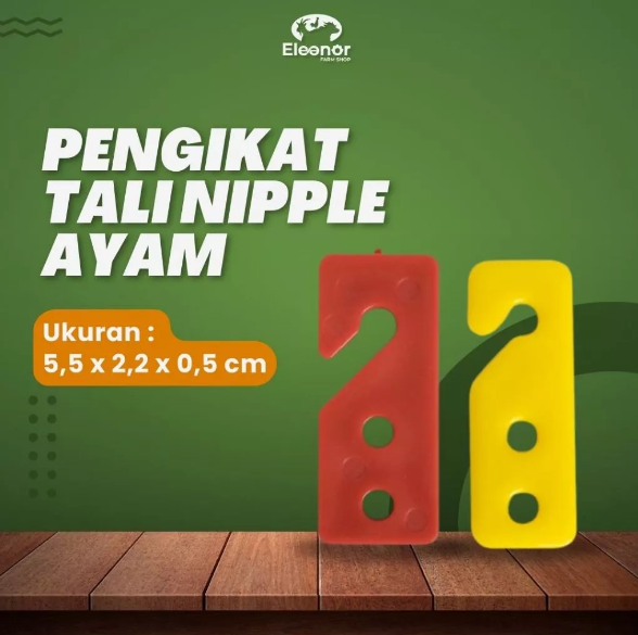 Pengikat Tali Tempat Makan Minum Ayam Adjuster Plate