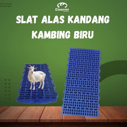 Plastik Slat Alas Lantai Kandang Ayam Kambing Babi Lemek Tatakan Kandang Warna Biru