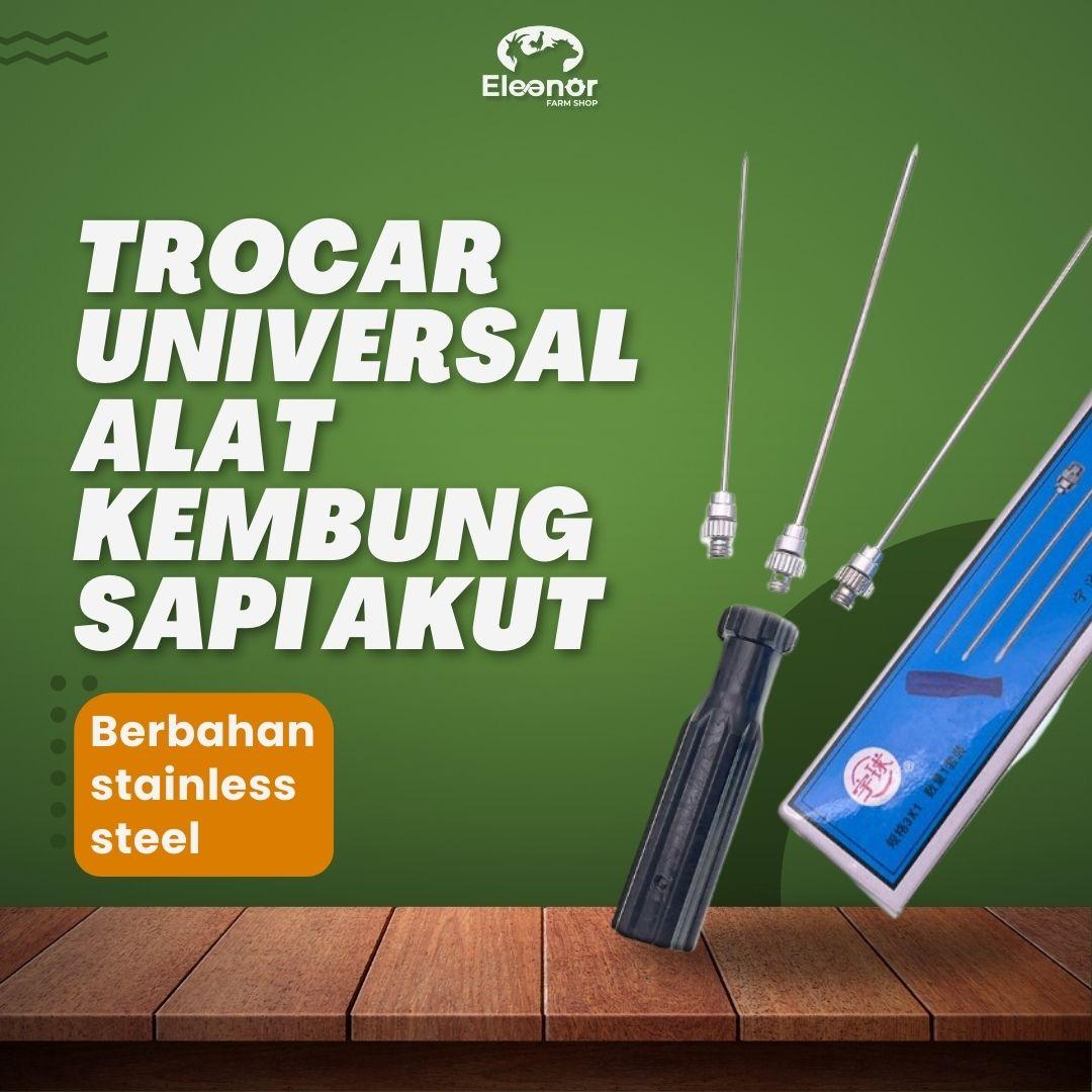 Trocar Sapi Universal Alat Penghilang Kembung Pada Sapi Kambing Domba Kuda
